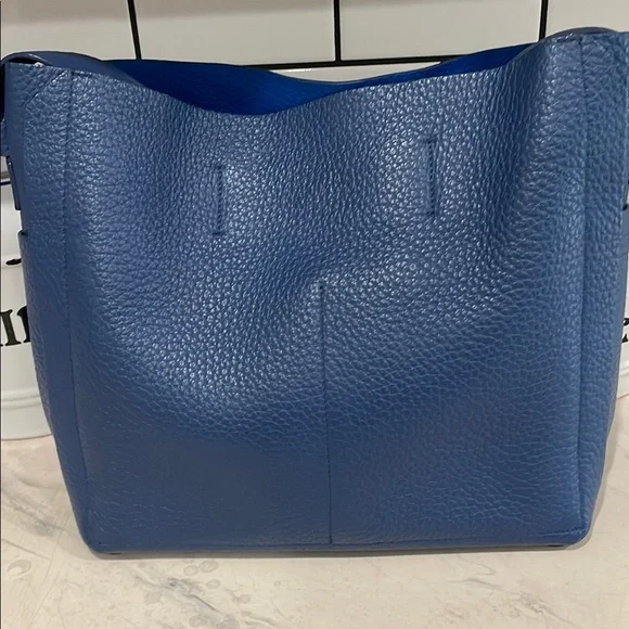 Furla Capriccio M blue leather hobo bag - Picture 3 of 12